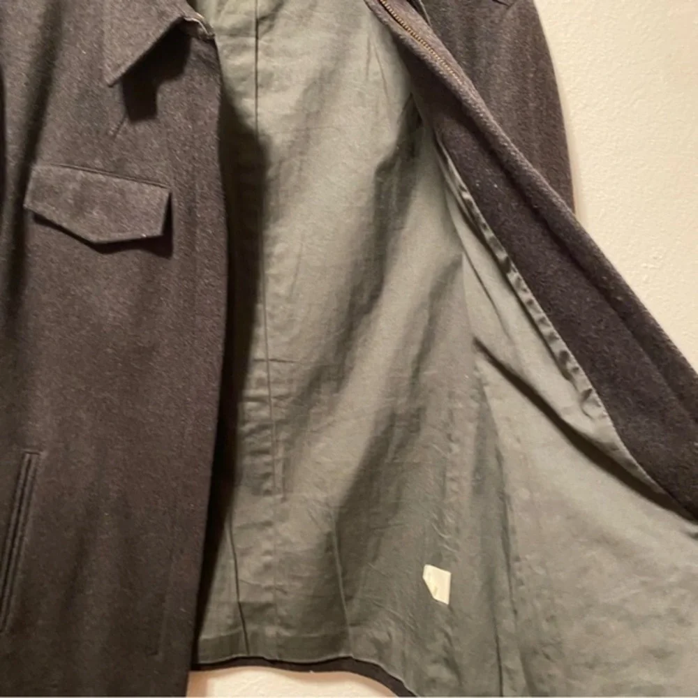 J.Crew‎ Jacket Women’s Size Medium Black Full Zip Wool Blend Pockets